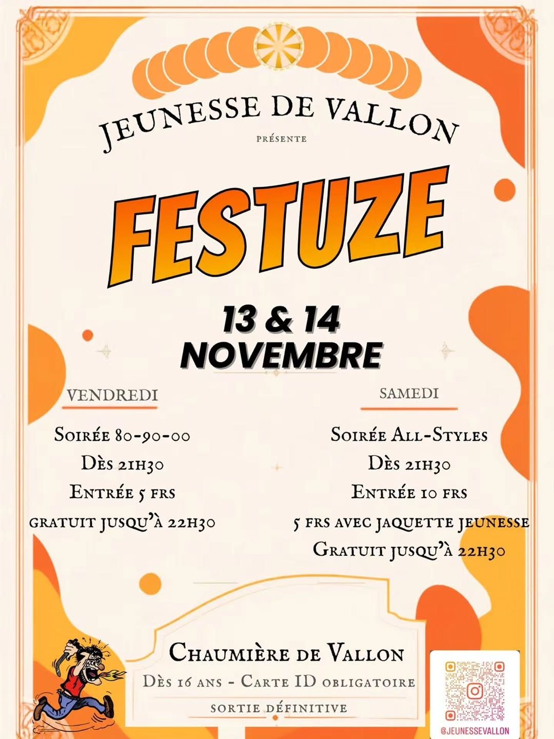Affiche de Festuze de la Jeunesse de Vallon